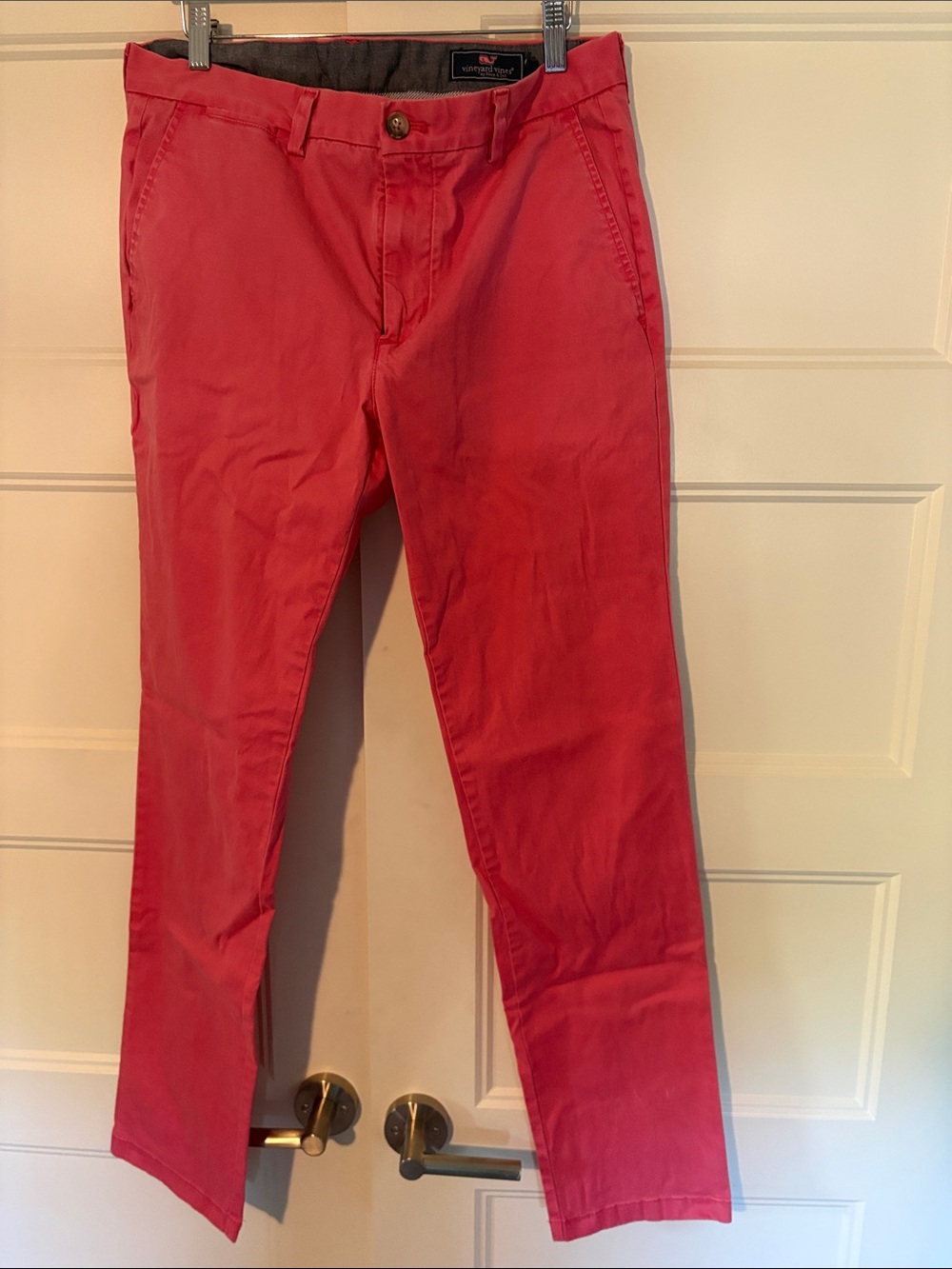 Men's Red Chino Pants